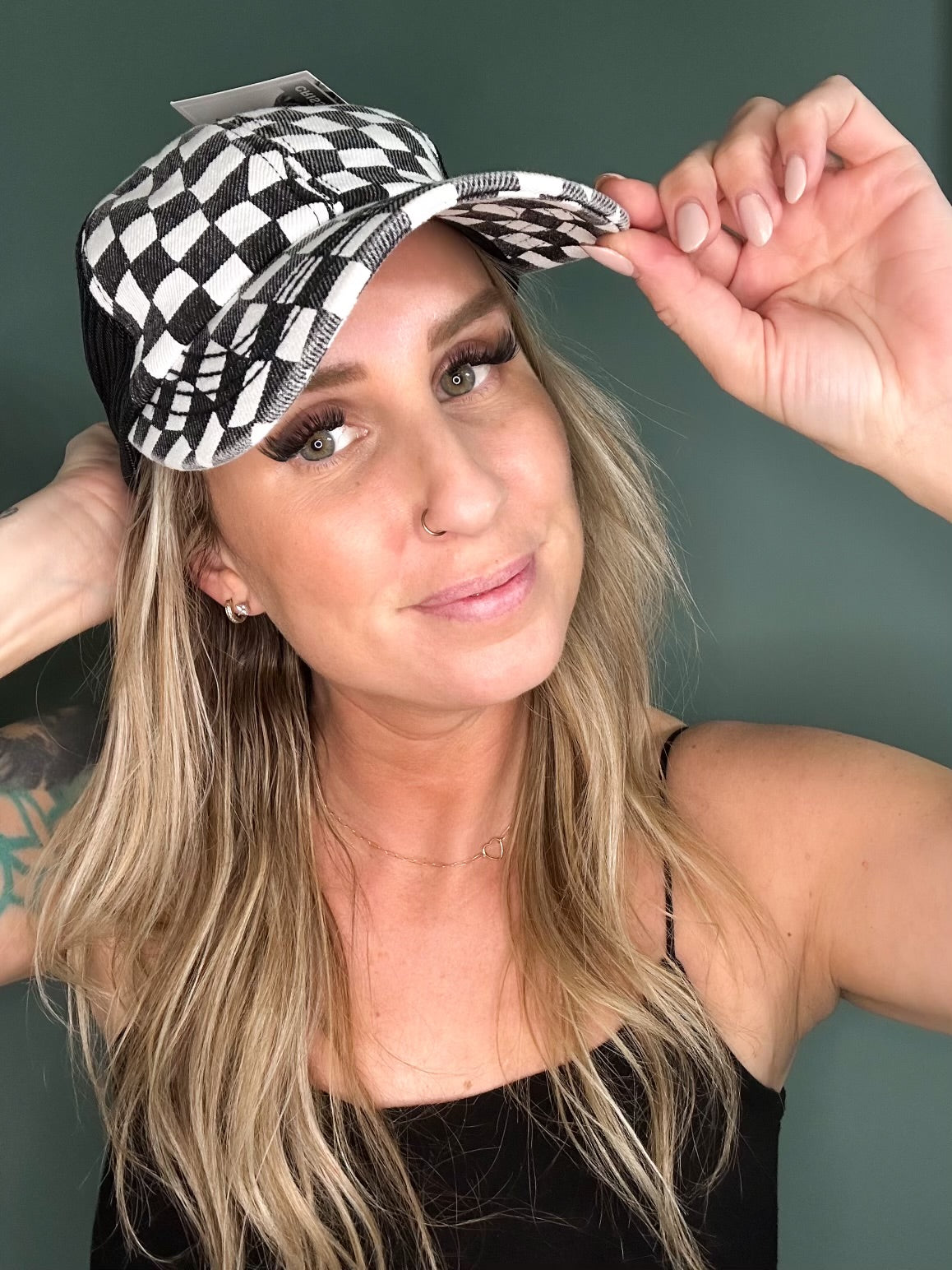 Checkered Hat