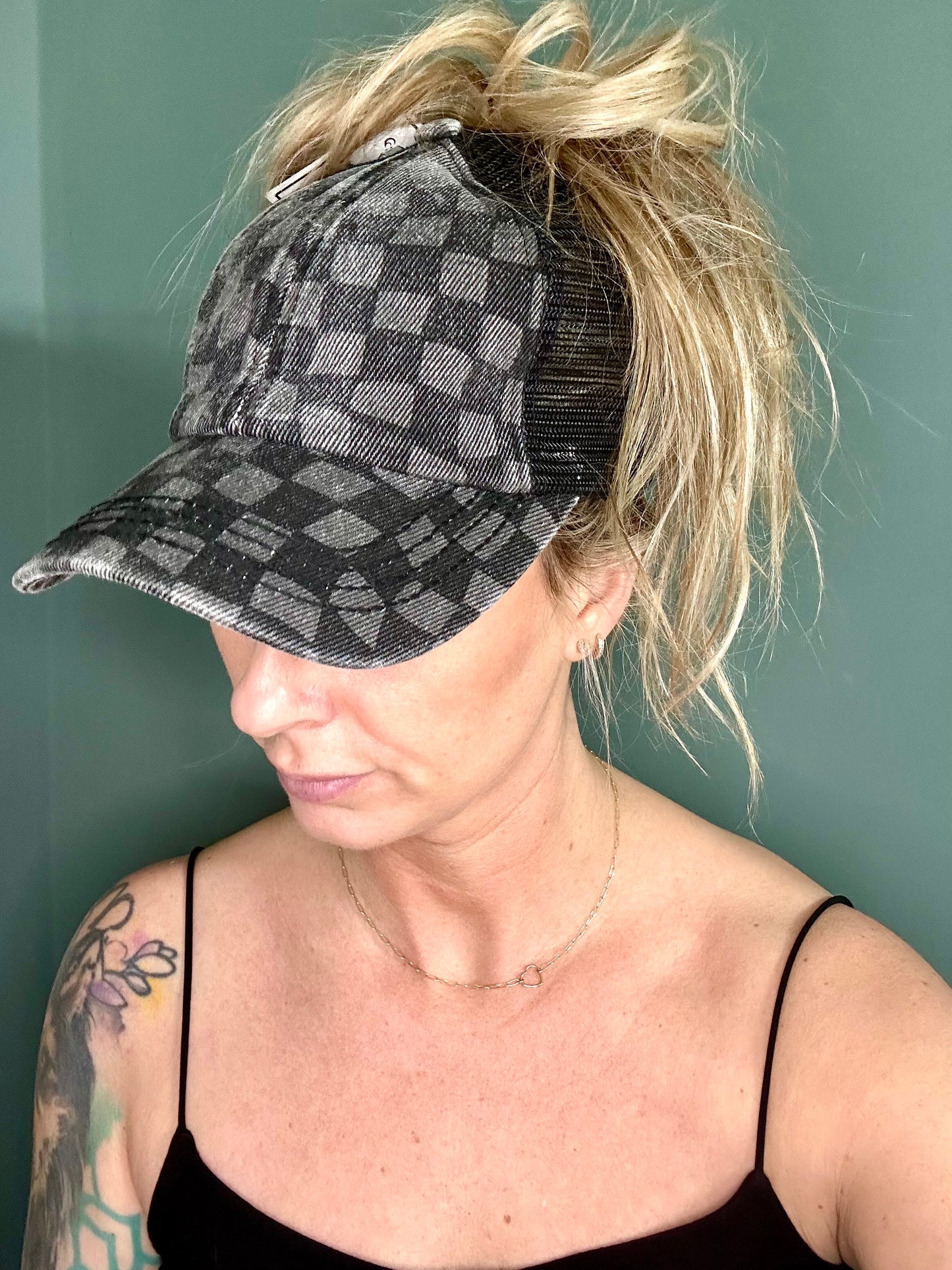 Checkered Hat